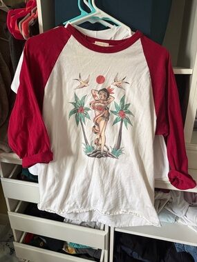 Mischief made 3/4 sleeve shirt size large